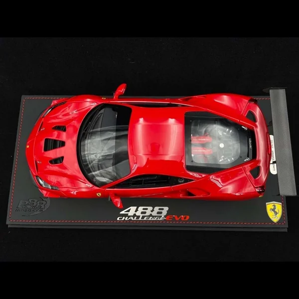 Ferrari 488 Challenge EVO 2020 rouge Rosso Corsa 1/18 BBR P18186E