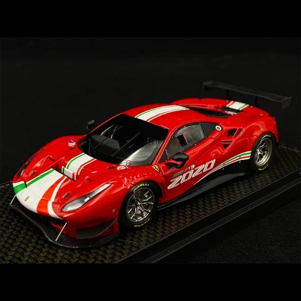 Ferrari 488 GT3 2020 Rouge Corsa 1/43 BBR Models BBRC238
