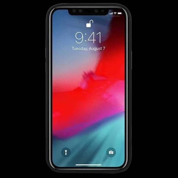 Ferrari coque iPhone 12 Pro (6.1") Cuir Noir FEODIHCP12MDG