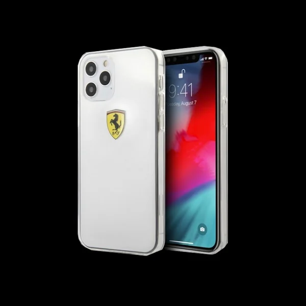 Ferrari Coque iPhone 12 Pro Max (6.7") Transparente FESTRHCP12LTR