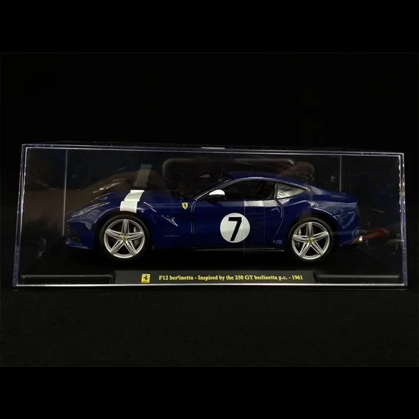 Ferrari F12 Berlinetta n° 7 1961 Bleu 1/24 Bburago