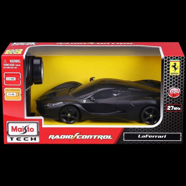 Ferrari LaFerrari 2014 Noir Mat Radiocommandée 1/24 Maisto Tech 81018