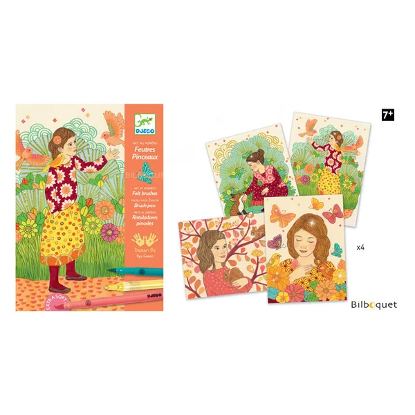 Feutres Pinceaux - Sous le charme 7-13ans