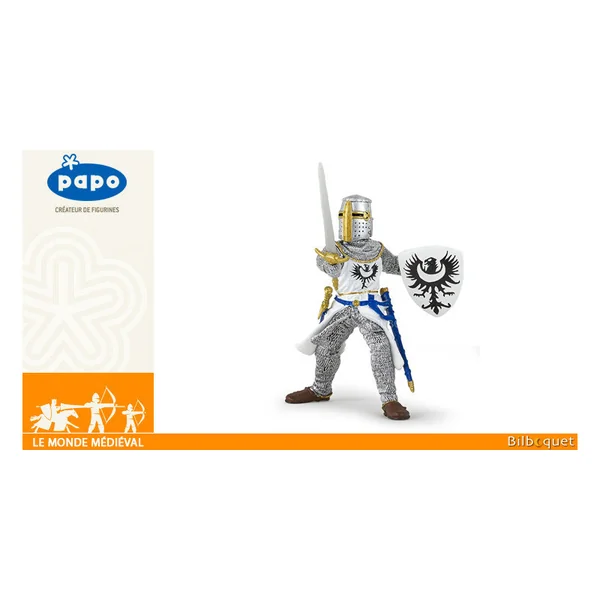 Figurine Chevalier blanc à l'épée
