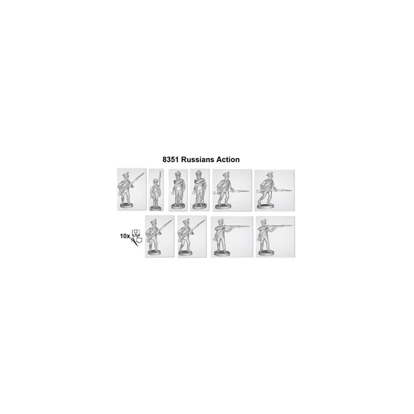 Figurine NAPOLEONIC RUSSIAN INFANTRY ACTION