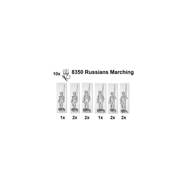 Figurine NAPOLEONIC RUSSIAN INFANTRY MARCHING
