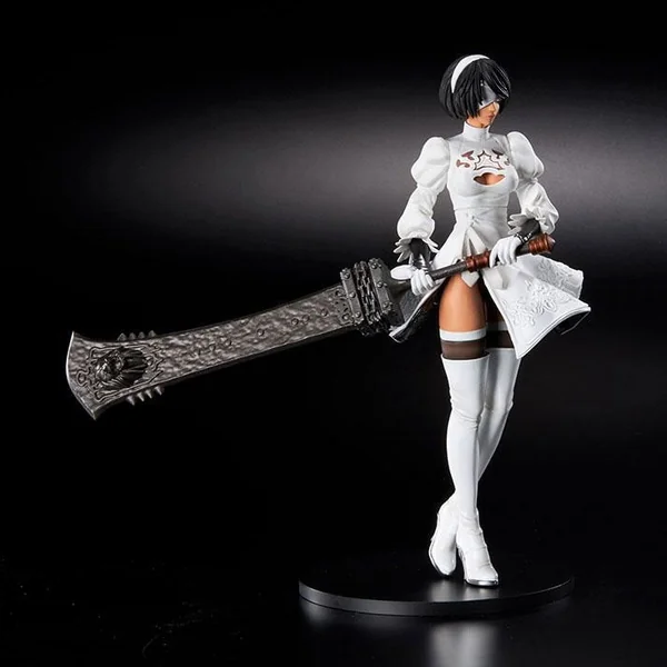 FIGURINE NIER AUTOMATA YORHA ANDROID 2B VERSION BLANCHE