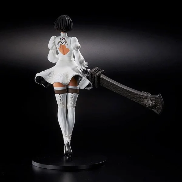 FIGURINE NIER AUTOMATA YORHA ANDROID 2B VERSION BLANCHE