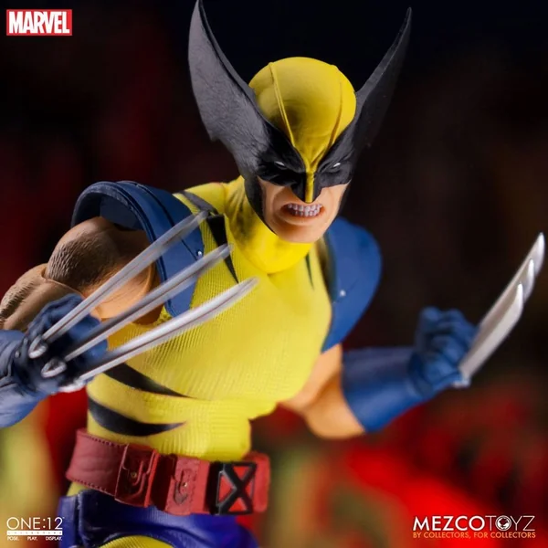 FIGURINE WOLVERINE MARVEL 1/12 STEELBOX DELUXE MEZCO TOYS