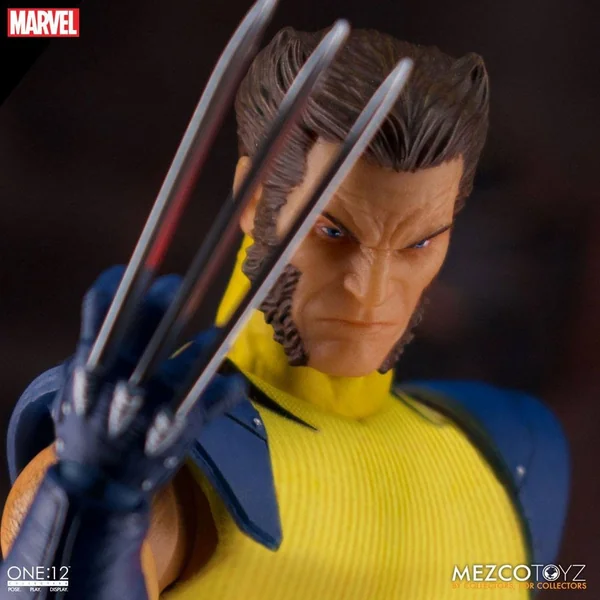 FIGURINE WOLVERINE MARVEL 1/12 STEELBOX DELUXE MEZCO TOYS