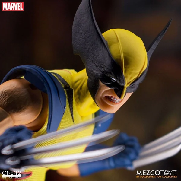 FIGURINE WOLVERINE MARVEL 1/12 STEELBOX DELUXE MEZCO TOYS