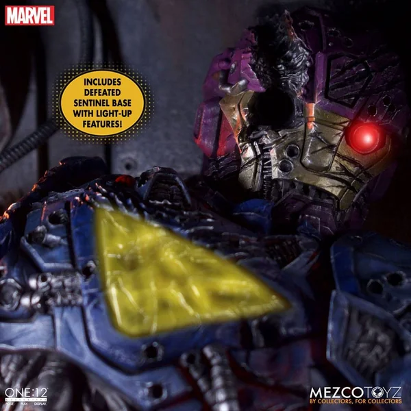 FIGURINE WOLVERINE MARVEL 1/12 STEELBOX DELUXE MEZCO TOYS