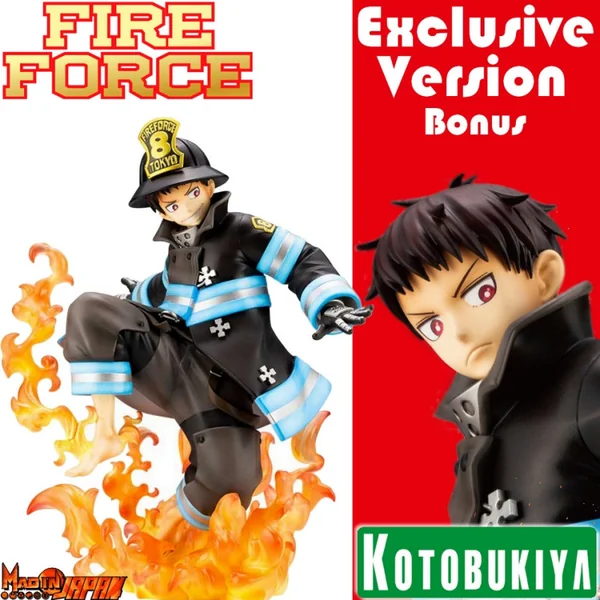 FIRE FORCE Statue Shinra Kusakabe Exclusive version ARTFXJ Kotobukiya
