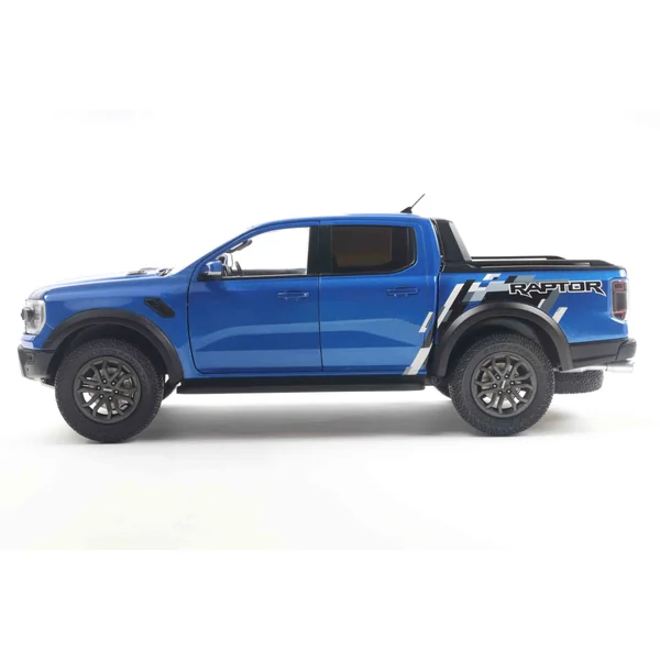 FORD RANGER RAPTOR BLUE LIGHTNING 2024 1/18