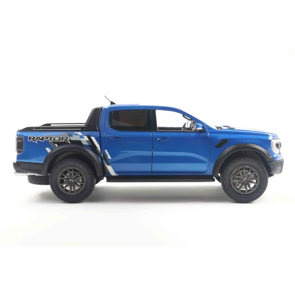 FORD RANGER RAPTOR BLUE LIGHTNING 2024 1/18