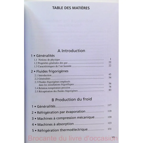 Formulaire du froid Aide- mémoire-