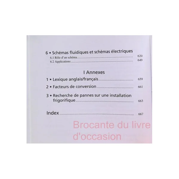 Formulaire du froid Aide- mémoire-