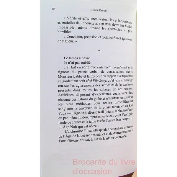 Fucanelli Confidentiel Finis Gloriae Mundi