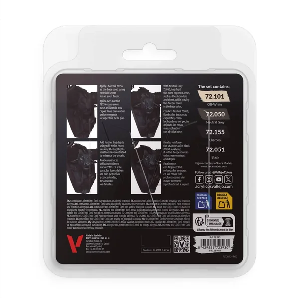 Game Color Set Noir