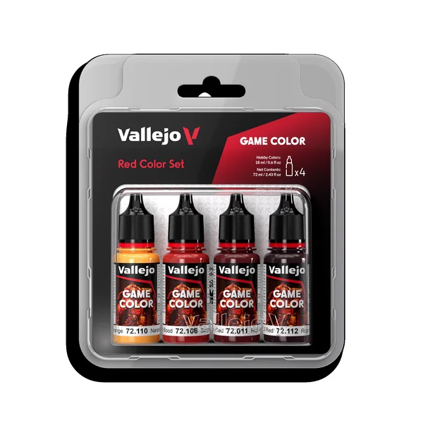 Game Color Set Rouge