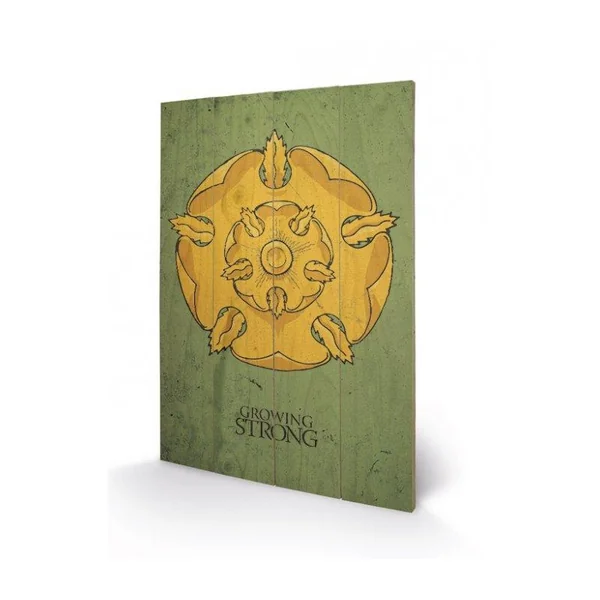 GAME OF THRONES - Tyrell - Impression sur bois 40x59cm