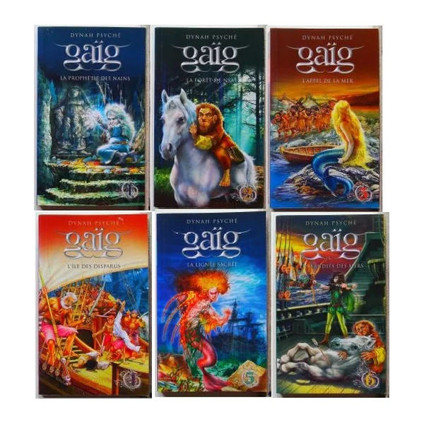 Gaïg Lot de 6 livres (titres en description)-