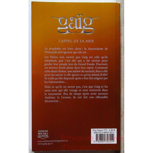 Gaïg Lot de 6 livres (titres en description)-