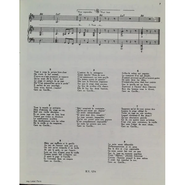 georges Brassens editions musicales album N°1