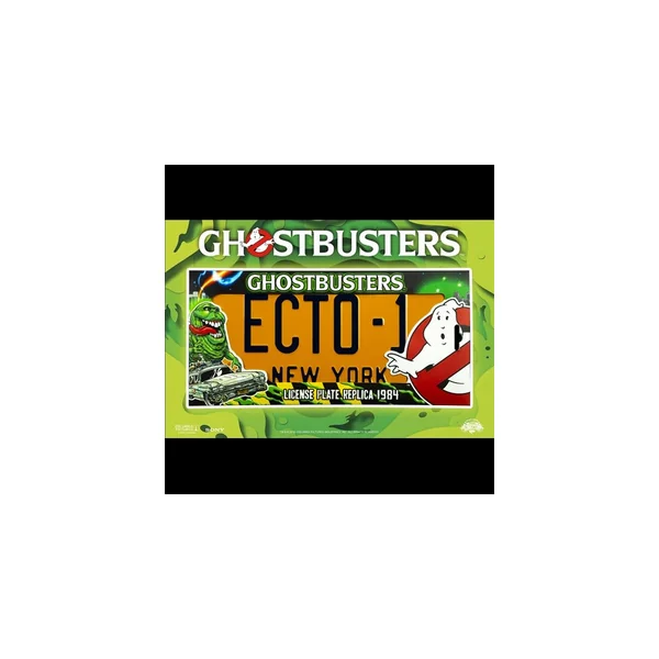 GHOSTBUSTERS Réplique Plaque d’immatriculation Ecto-1 Doctor Collector