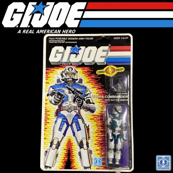 GI JOE Blister Cobra Commander Battle Armor Hasbro