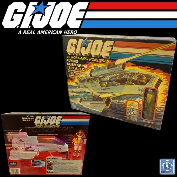 GI JOE Flying Submarine S.H.A.R.C. Hasbro