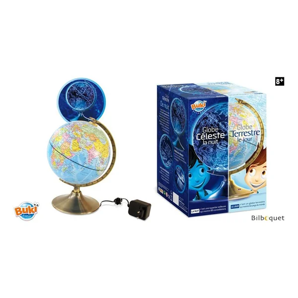 Globe Jour & Nuit - Globe terrestre et constellations