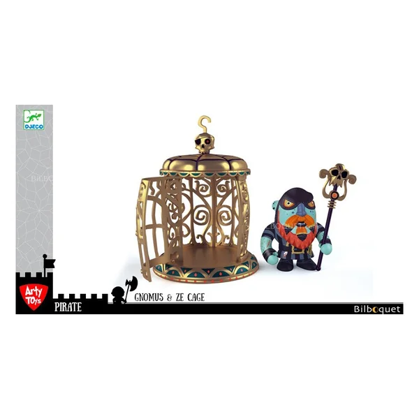 Gnomus & Ze cage - Arty Toys pirates
