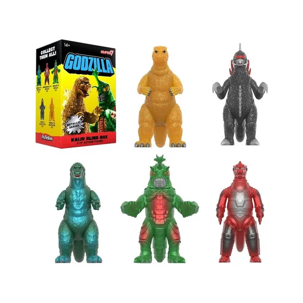 Godzilla Toho (Metallic) figurine Blind Box Wave 5 Display (12)