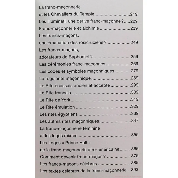 Grand Guide De La Franc-Maconnerie Et Des Societes Sec (Le)