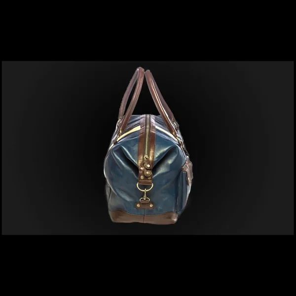 Grand Sac Cuir 24h Le Mans - Bleu Royal 26061