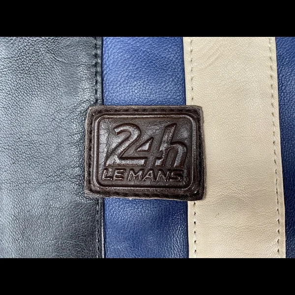 Grand Sac Cuir 24h Le Mans - Bleu Royal 26061