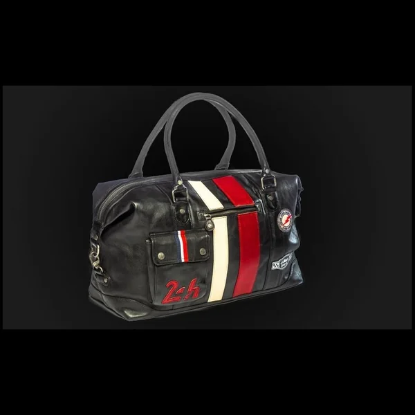 Grand Sac Cuir 24h Le Mans - Noir 26061