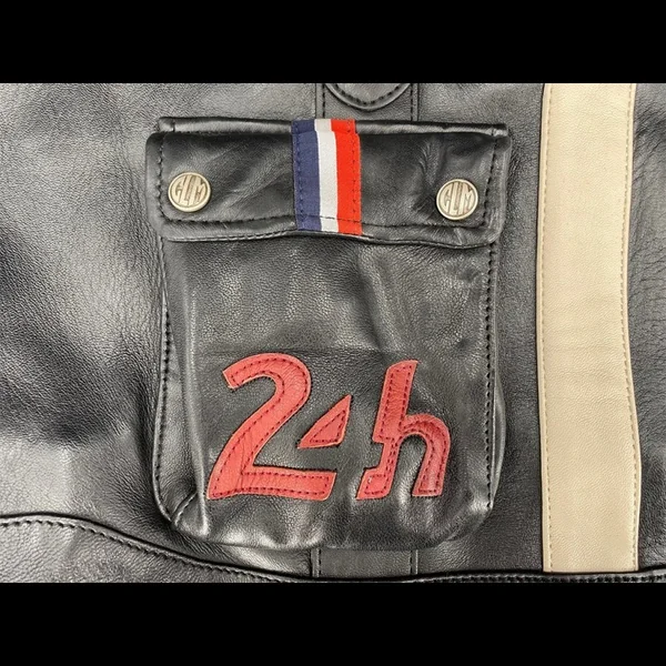 Grand Sac Cuir 24h Le Mans - Noir 26061