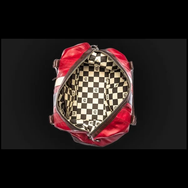 Grand Sac Cuir 24h Le Mans - Rouge 26061