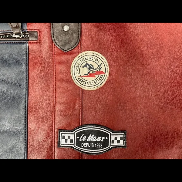 Grand Sac Cuir 24h Le Mans - Rouge 26061