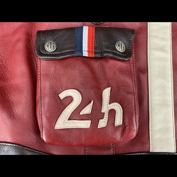 Grand Sac Cuir 24h Le Mans - Rouge 26061