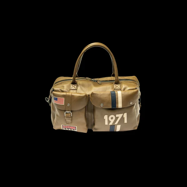 Grand Sac Cuir Steve McQueen 24H Du Mans Nolan Kaki
