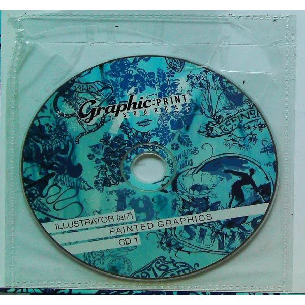 Graphic - Print Source - Painted Graphics avec 2 CD (livre en anglais)-