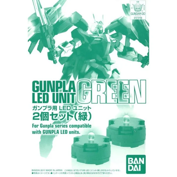 Gundam Gunpla Cs Support Parts- 2 Led Unit Set Green