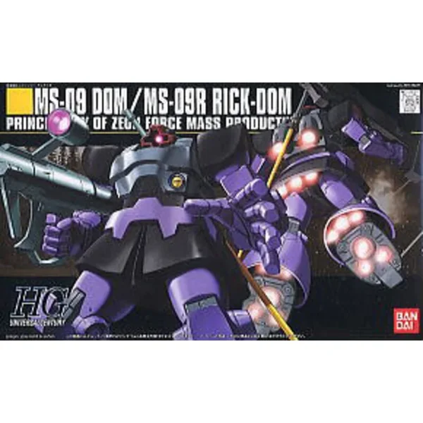 Gundam: HGUC MS-09 Dom / MS-09R Rick D - Maquette 1: 144