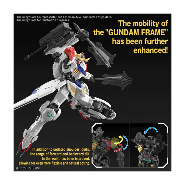 Gundam IRON-BLOODED ORPHANS MG Gundam Barbatos - Lupus 1/100