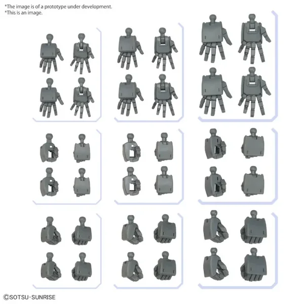 GUNDAM - Option Parts Set Gunpla 3 (Build Hands Edge) - Model Kit