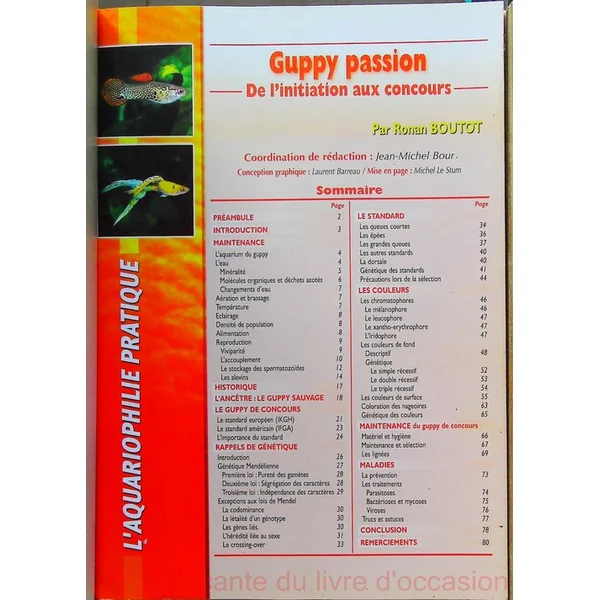 Guppy passion - De l'initiation aux concours