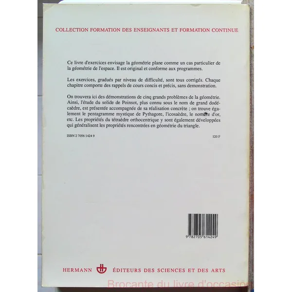 Géométrie de l'espace et du plan